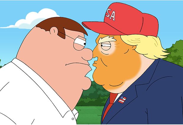 Peter Griffin faces off against Donald Trump on the Jan. 13 episode of