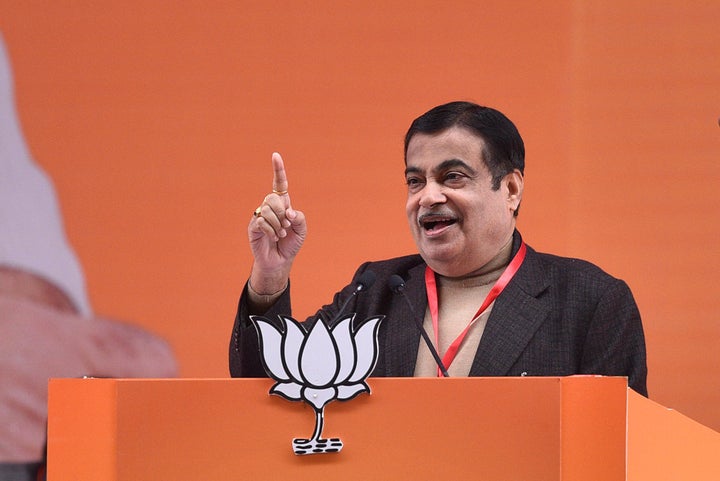 Nitin Gadkari at the BJP's National Executive meet in New Delhi last week.