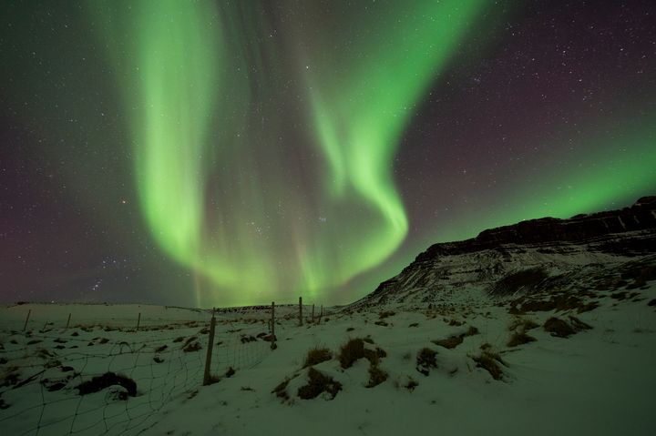 The remote region on the edge of the Arctic Circle is one of the best places in the world to spot the Northern Lights 