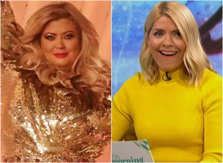 Gemma Collins and Holly Willoughby