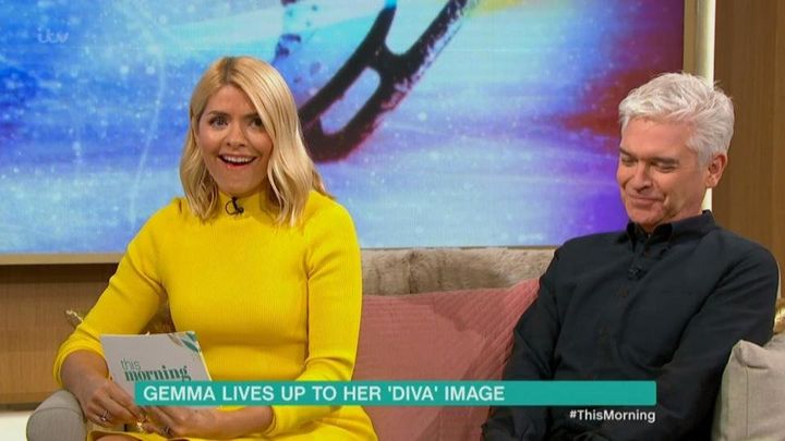 Holly Willoughby called out Gemma's behaviour on 'This Morning'