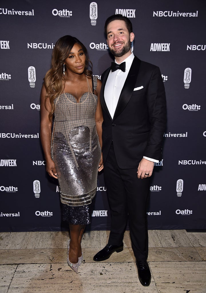 Serena Williams and Alexis Ohanian attend the 2018 Brand Genius Awards on Nov. 7, 2018 in New York City.