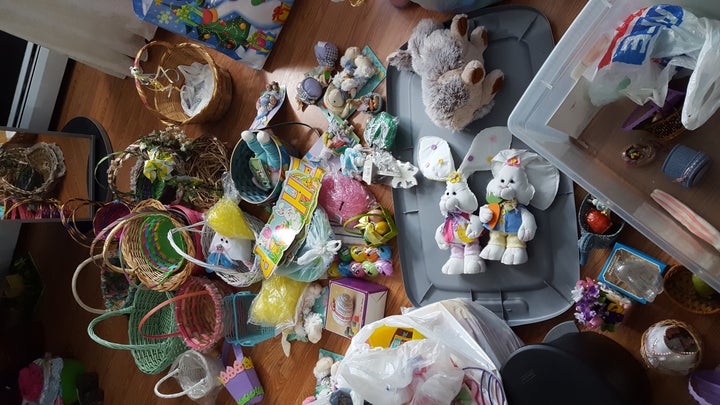 Seriously, nobody needs this many Easter baskets.