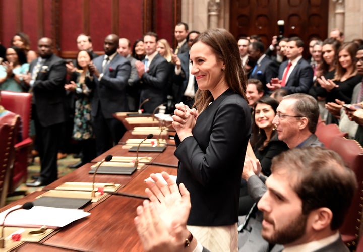 Freshman Sen. Alessandra Biaggi ousted Jeff Klein in the Bronx last November. Now, she'll chair the Senate Ethics committee, where she plans to focus on fighting sexual harassment.