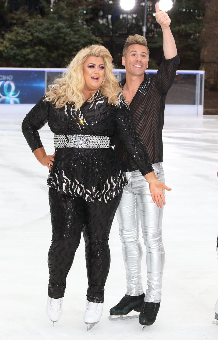 Gemma Collins and Matt Evers