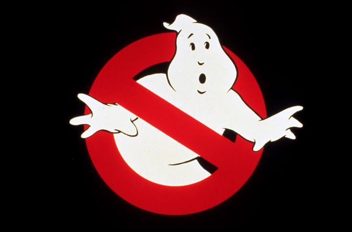 The iconic 'Ghostbusters' logo