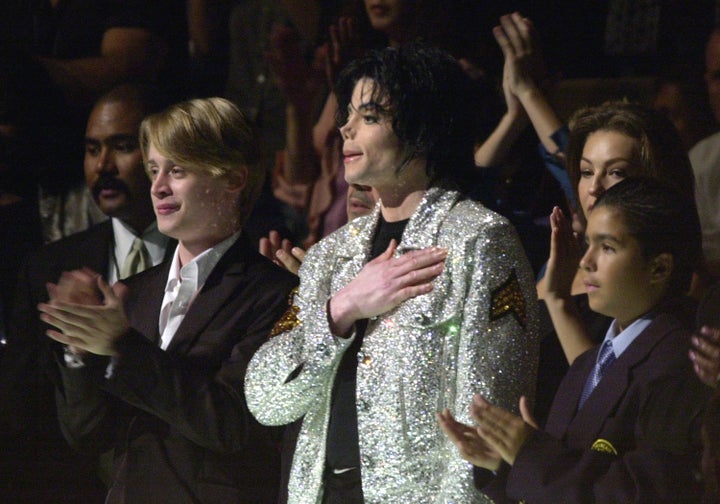 Macaulay Culkin at Michael Jackson's 30th Anniversary Celebration concert at Madison Square Garden in New York on Sept. 7, 20