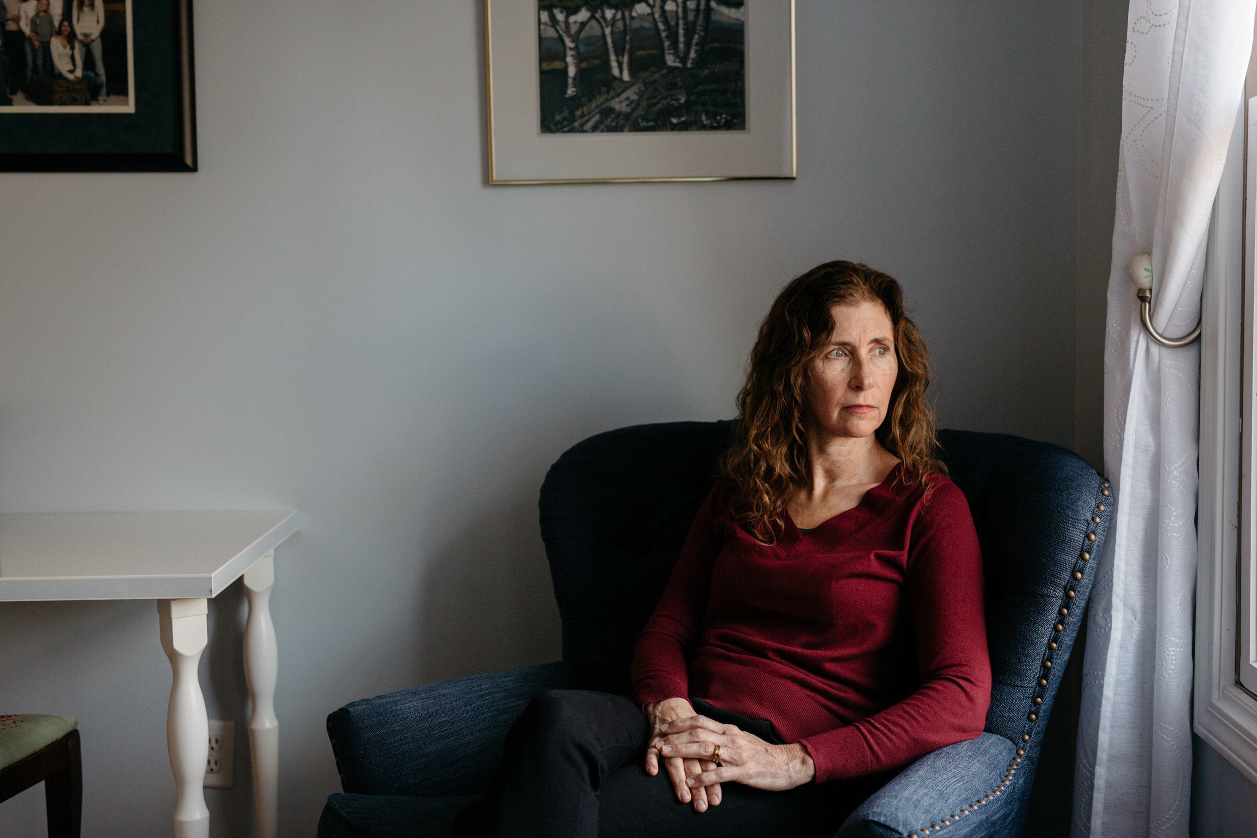Suzanne Thomashow, a pediatrician, in her Lansing home.