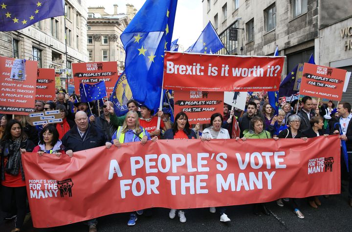 Corbyn is facing internal pressure to back a second EU referendum