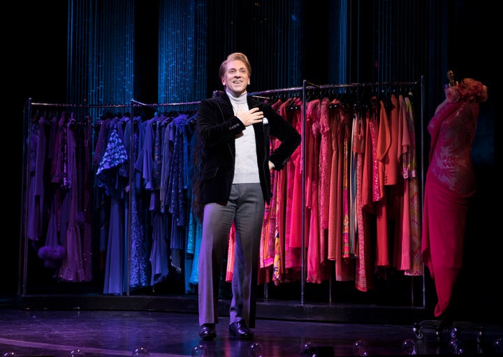 Michael Berresse stars as legendary fashion designer Bob Mackie in "The Cher Show," now on Broadway. 