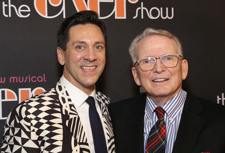 “When I was a kid, the words ‘Bob Mackie’ were, to me, a magical incantation, more than a name,” Berresse (left) said, seen here with the legendary designer. 
