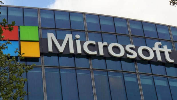 The French headquarters of Microsoft Corp. in Issy-les-Moulineaux, outside Paris, Saturday April 15, 2017. Microsoft says the recent dump of purported National Security Agency spying tools doesn't affect up-to-date users of Windows, puncturing claims that the digital arsenal was poised to create chaos across the internet. (AP Photo/Raphael Satter)