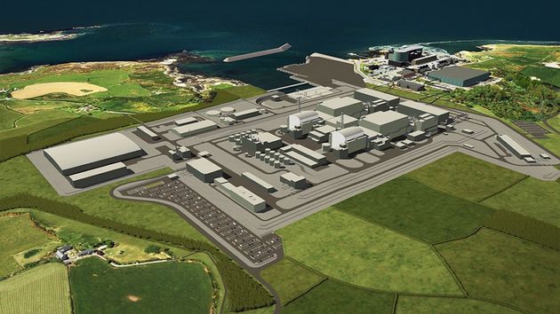 How the new nuclear power station will have looked 