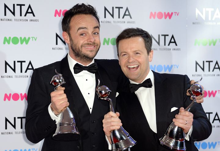 Ant and Dec always clean up at the NTAs