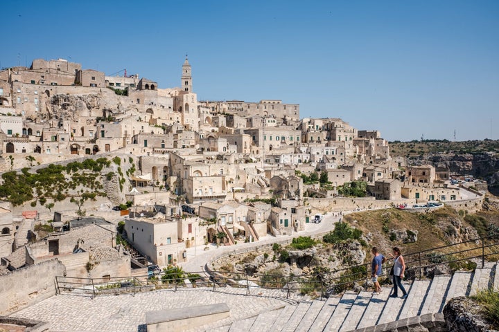 The Sassi and the Park of the Rupestrian Churches of Matera are a UNESCO World Heritage site.