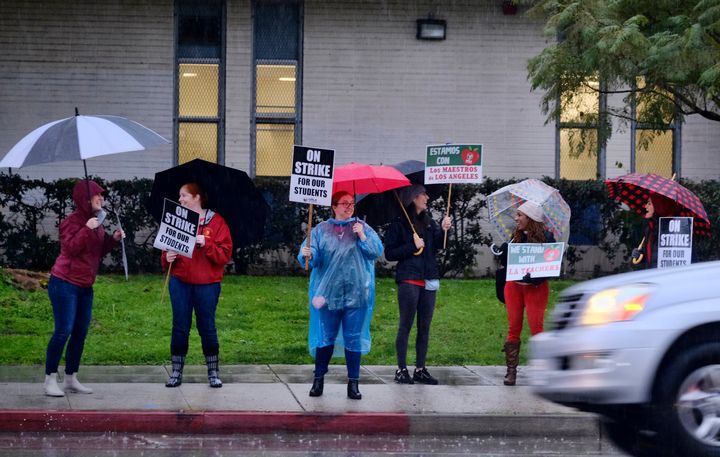 Los Angeles public school teachers, including the author, have been on strike since Monday.