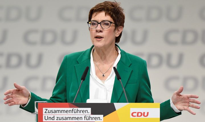 Annegret Kramp-Karrenbauer was a key signatory of the letter from German leaders 
