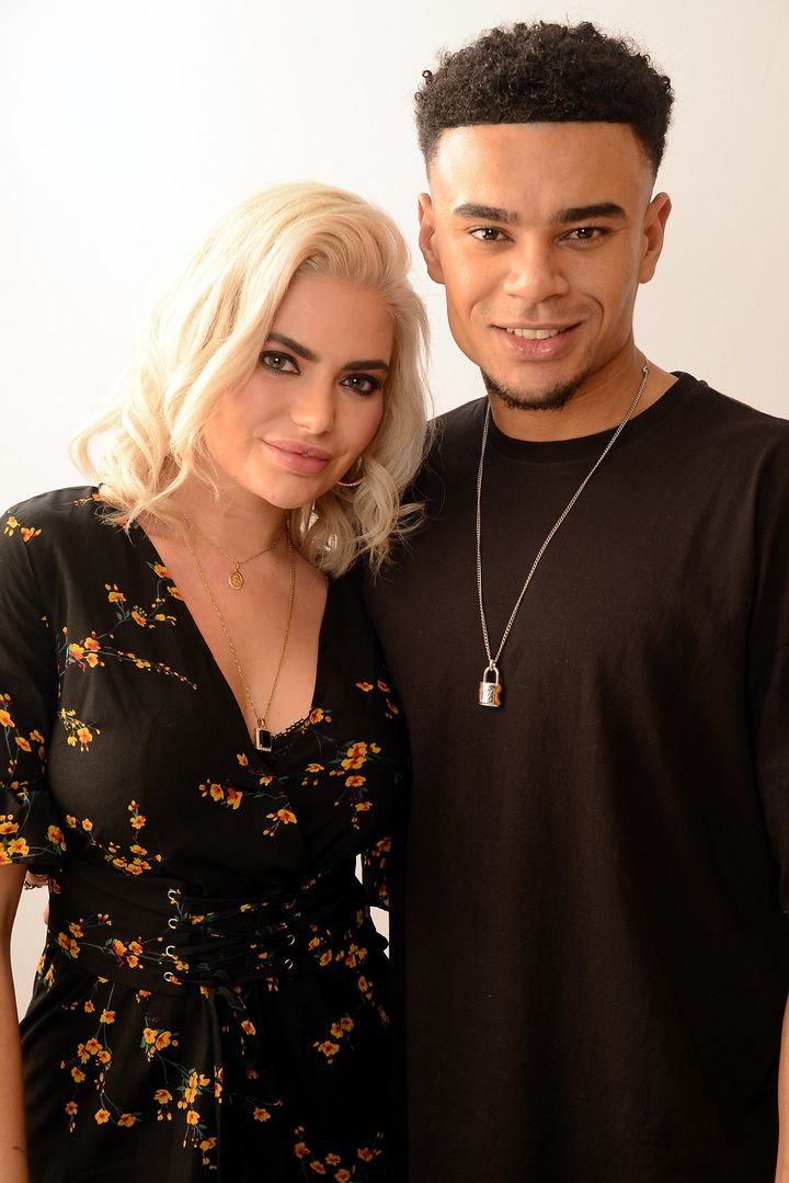 Wes with girlfriend and former 'Love Island' co-star Megan