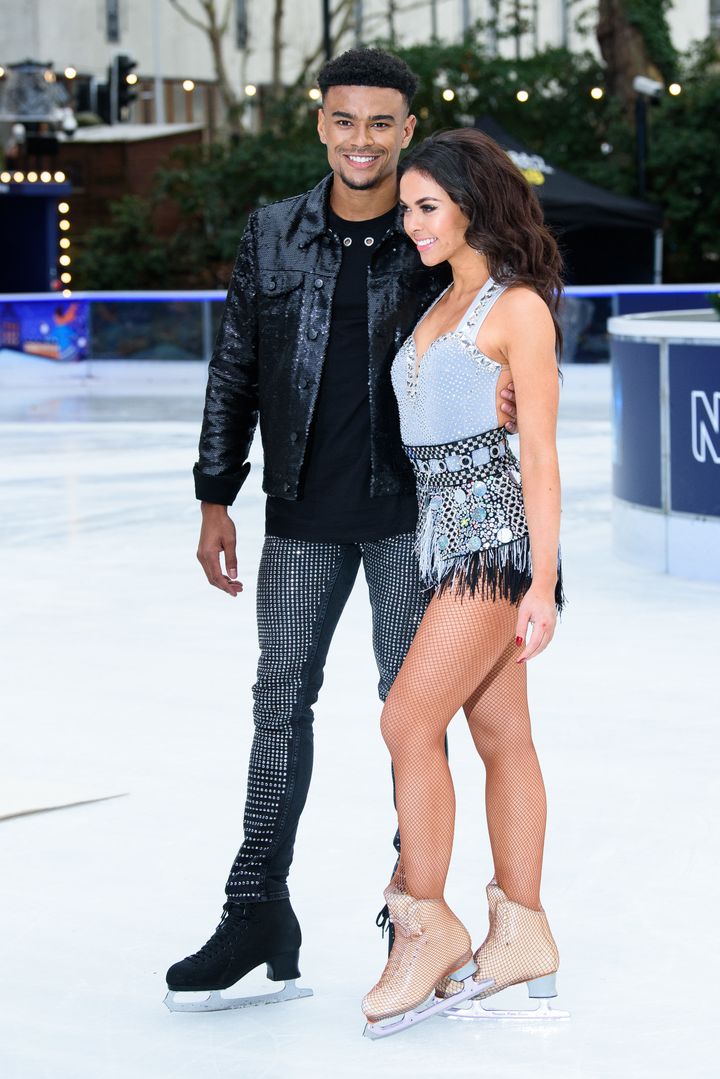 Wes and Vanessa at this year's 'Dancing On Ice' photocall