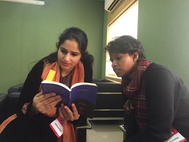 Nighat Sahiba (left) and Jacinta Kerketta struck a heartwarming friendship when they met in Chennai at a literary festival.