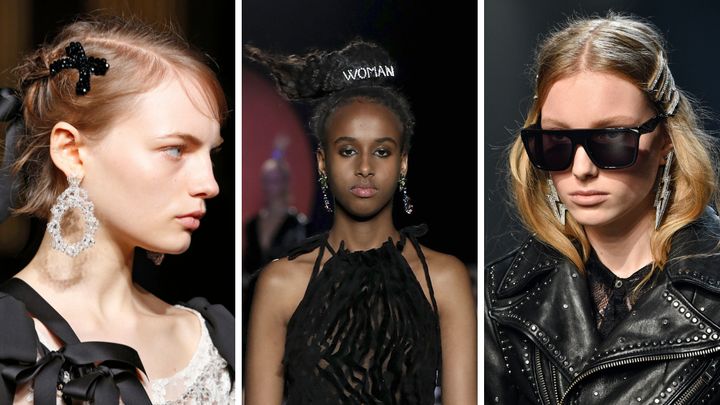 Hair clips as seen on the runway at Simone Rocha, Ashley Williams and Zadig & Voltaire.