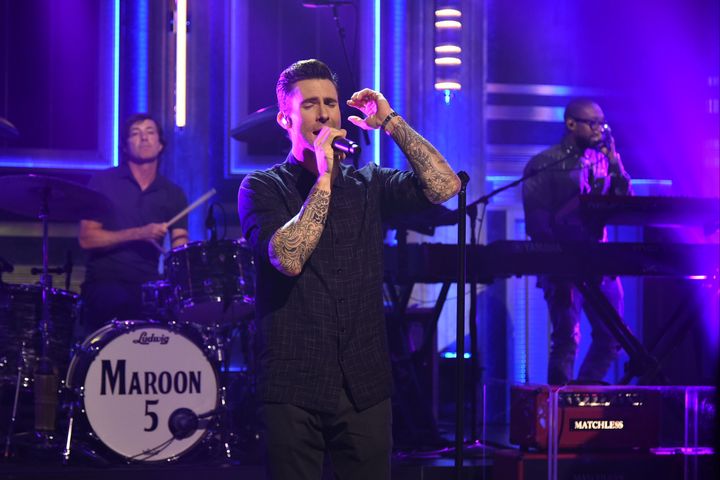 Maroon 5 frontman Adam Levine has not publicly addressed the controversy around the band performing at the Super Bowl.