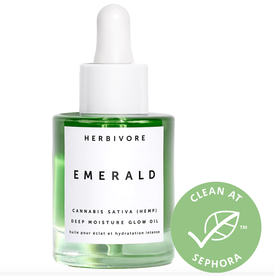 Herbivore Emerald Cannabis Sativa Hemp Seed Deep Moisture Glow Oil