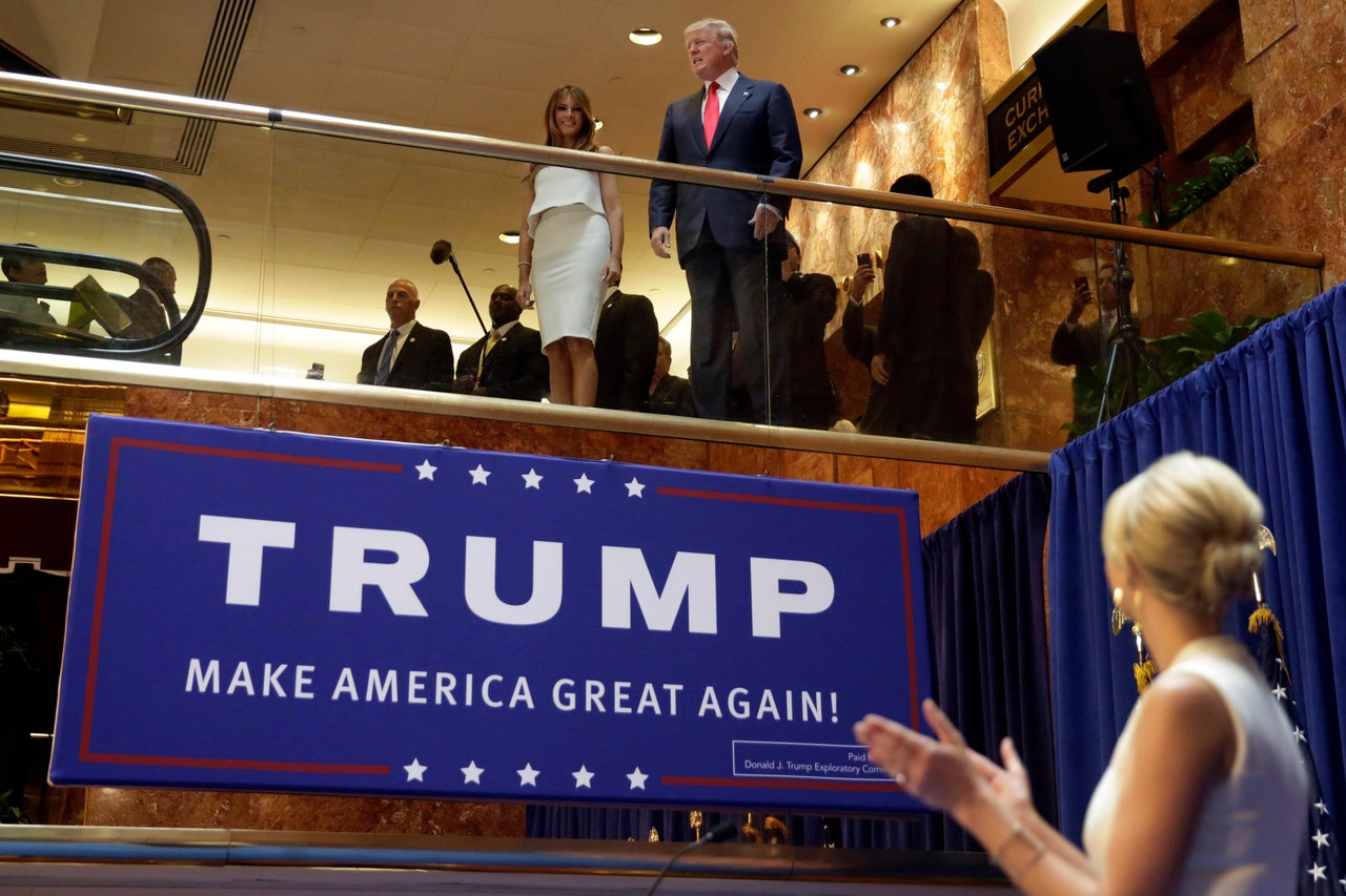 Donald Trump makes his entrance into the 2016 presidential race — and effectively into the GOP — at a June 16, 2015, event in which he described Mexicans crossing the border as "rapists."