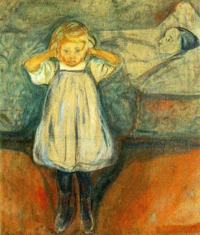 Εικ.3. Edvard Munch, The dead Mother, 1899-1900, Kunsthalle Bremen, Bremen, Germany