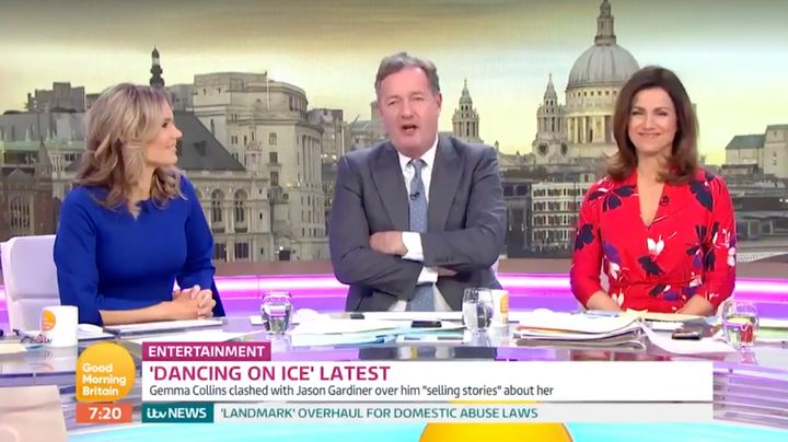 Piers Morgan defended Gemma Collins on 'Good Morning Britain'