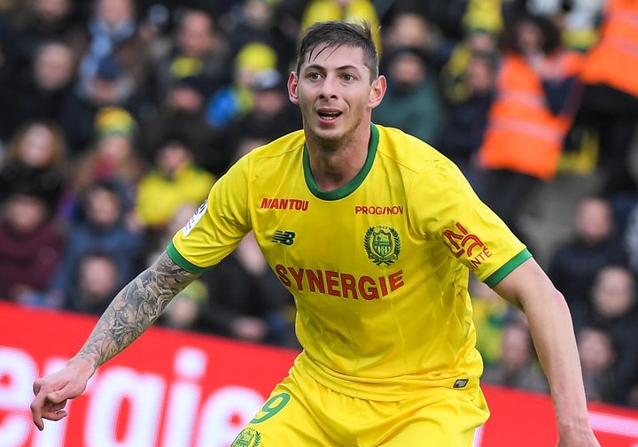 Emiliano Sala was travelling to Wales when his plane disappeared on Monday night.