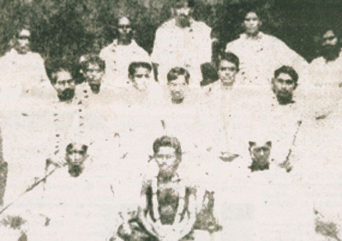 Participants at the Vaikom Satyagraha.