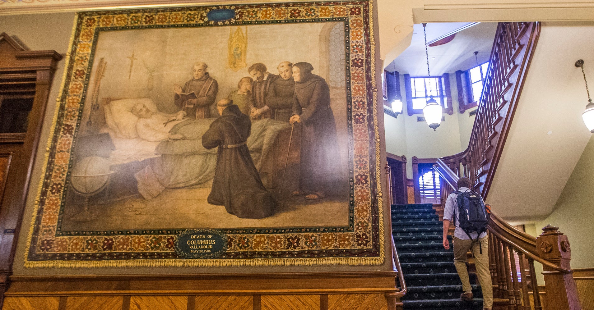 Notre Dame To Cover Up Christopher Columbus Murals HuffPost