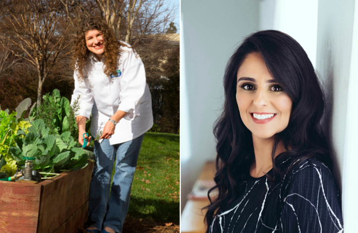 Left to right: Miranda Helmer, the research and development director at Hidden Valley Ranch; Edith Neta, the associate research fellow of product development.