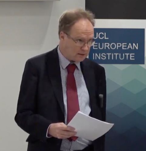 Sir Ivan Rogers speaking at University College London on Tuesday night