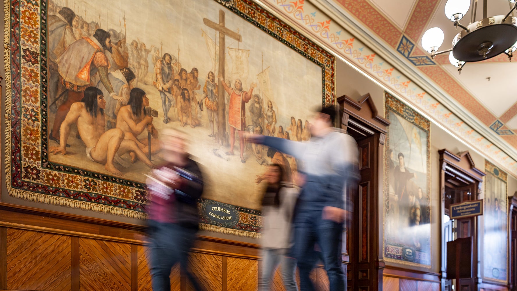 Notre Dame To Cover Up Christopher Columbus Murals | HuffPost Latest News