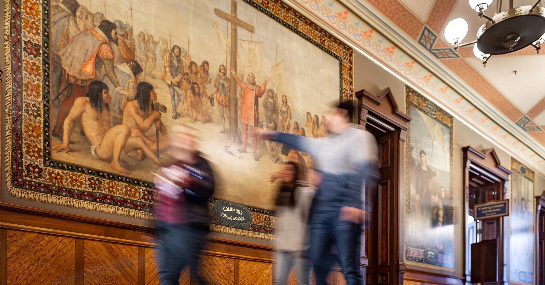 Notre Dame To Cover Up Christopher Columbus Murals HuffPost