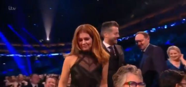 Sian Gibson collected the award alone
