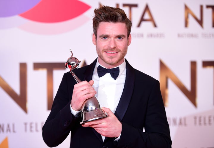 Richard Madden with his NTA