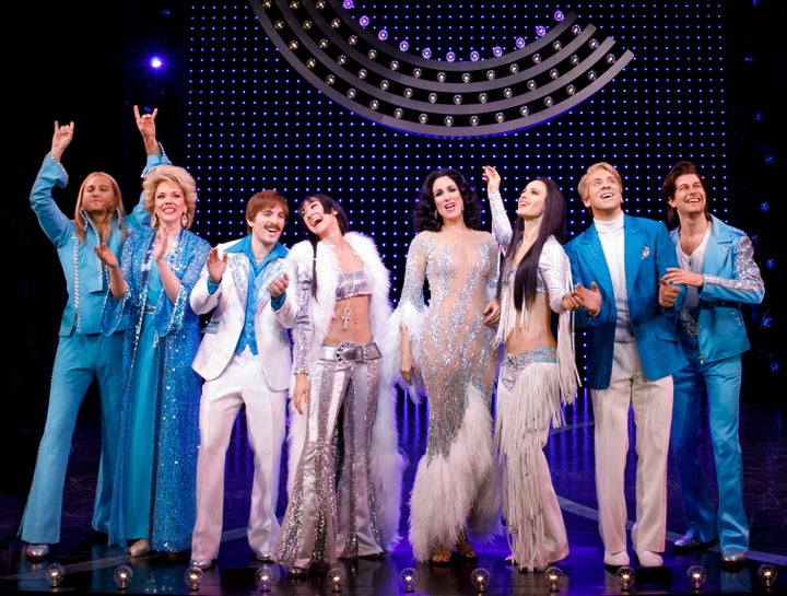 Berresse (second from right) poses with "The Cher Show" cast. “My work onstage has been a real joy.” he said. 