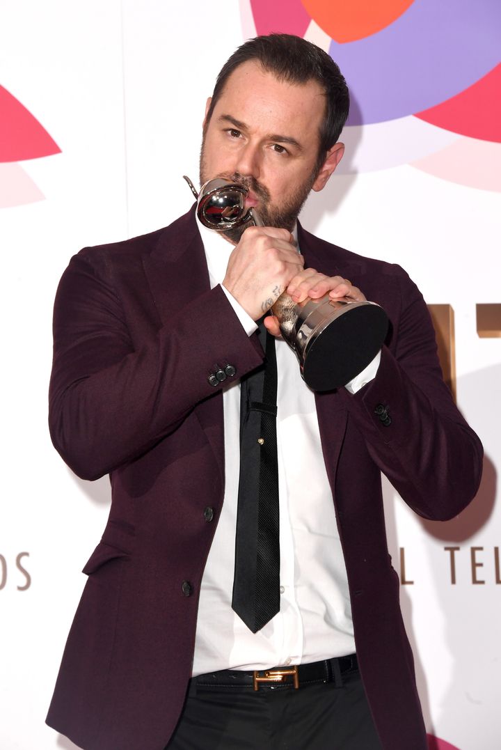 Danny backstage at the NTAs