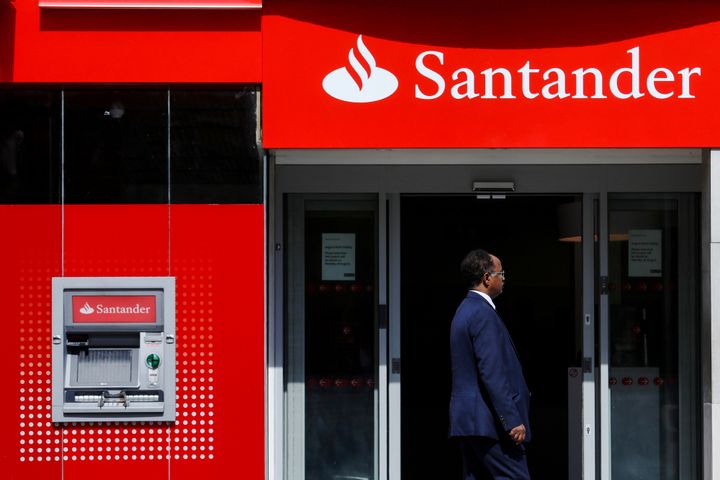 Santander said it was reviewing its estate in response to changing customer habits.