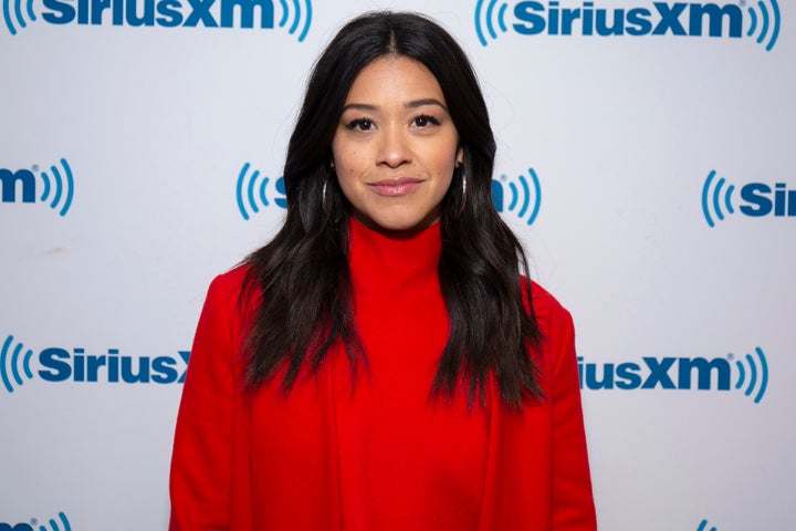 Gina Rodriguez visits SiriusXM Studios on January 22, 2019 in New York City.