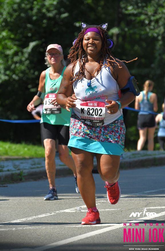 Snell running the New York Road Runners Mini 10K last May.