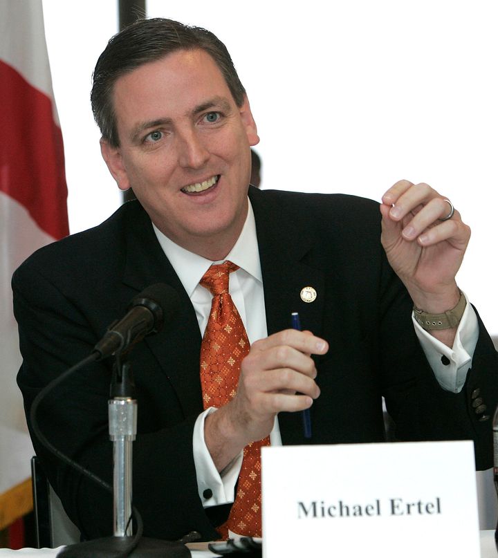 Michael Ertel, Florida's top elections official, abruptly resigned after a newspaper obtained pictures of him in blackface posing as a Hurricane Katrina victim.