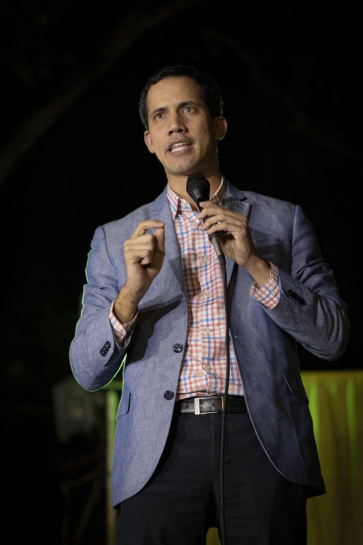 National Assembly head Juan Guaido is claiming to hold the presidency 