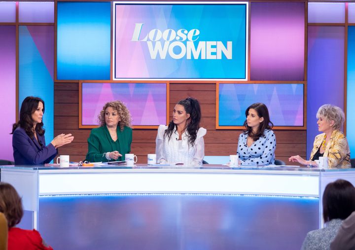 Katie opened up to the 'Loose Women' panel