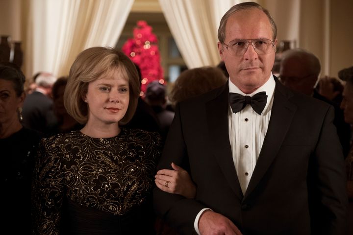 Amy Adams and Christian Bale as Lynne and Dick Cheney in "Vice."