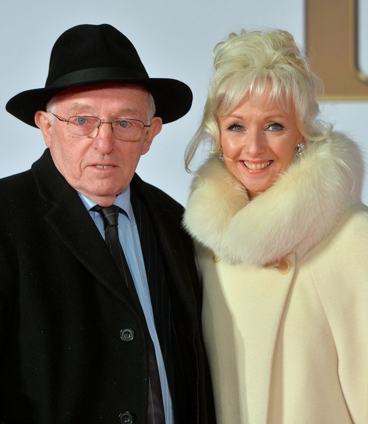 Debbie with her late husband, Paul Daniels