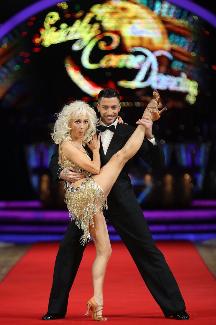 Debbie was partnered with Giovanni Pernice on 'Strictly' in 2017.